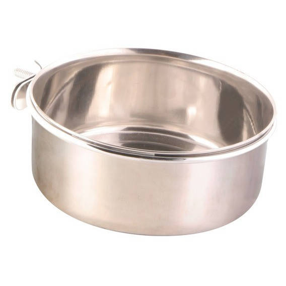

Trixie TX-5497 миска нержавеющая сталь с с винтовым креплением (300 ml/ø 9 cm)