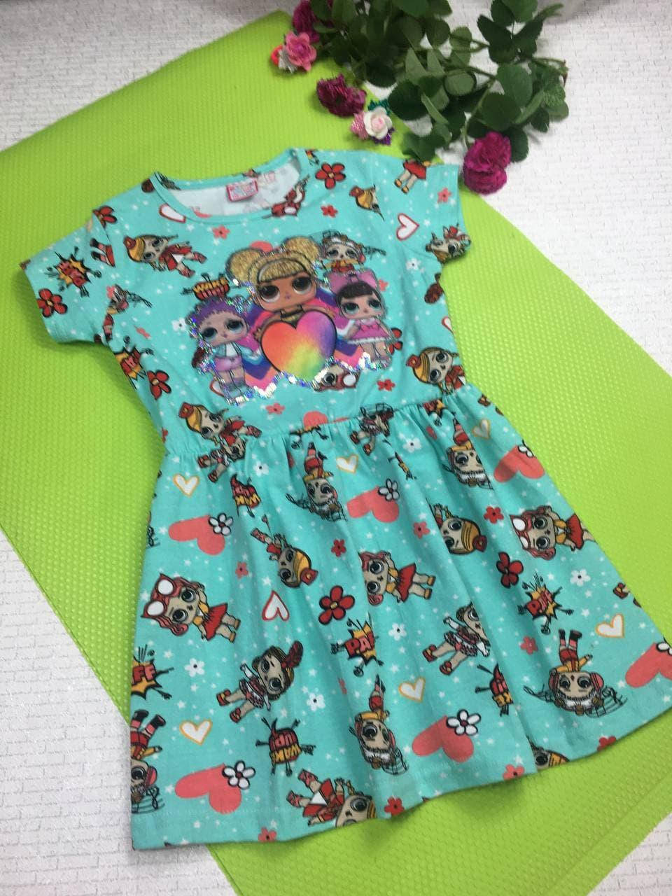 

Платье ЛОЛЛА на девочку 98 см, мята