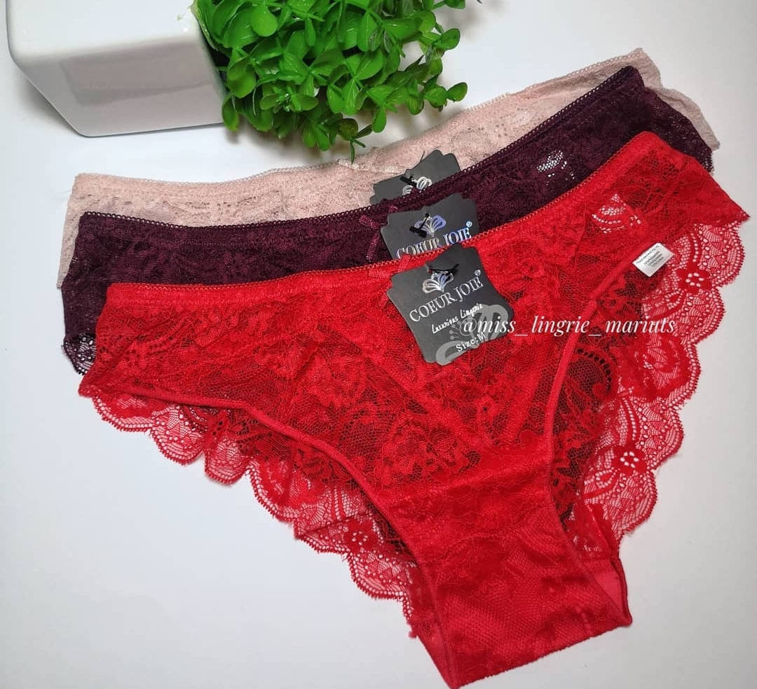

Трусики женские Слипы Кружевные Размеры от М до XL