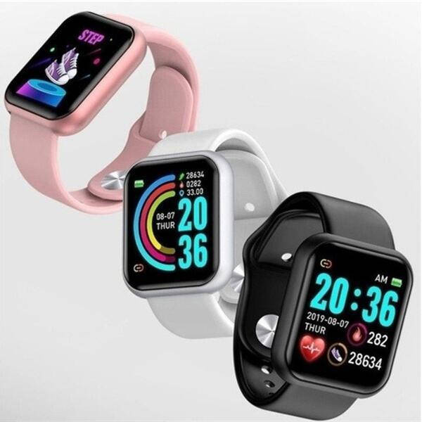 

Смарт часы Y68 Smart Watch Умные часы Фитнес браслет Фитнес трекер Смарт вотч D20