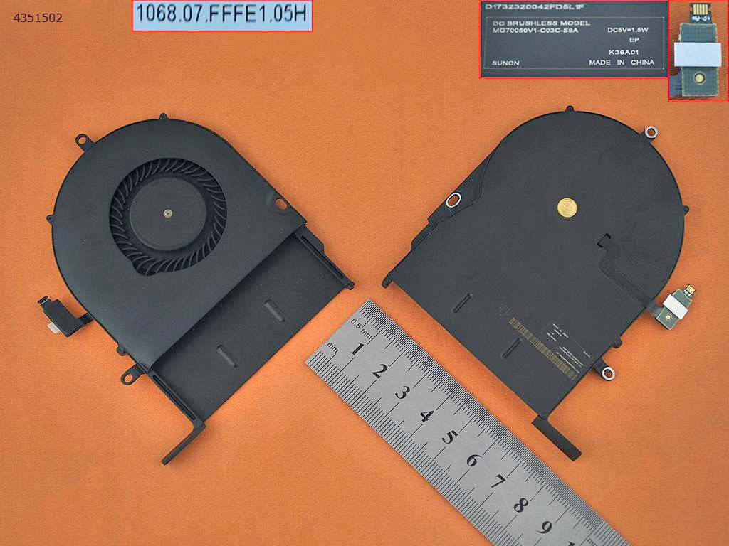 

Вентилятор кулер Apple MacBook Pro Retina A1502 Me864 Me865 Me866 (Original)