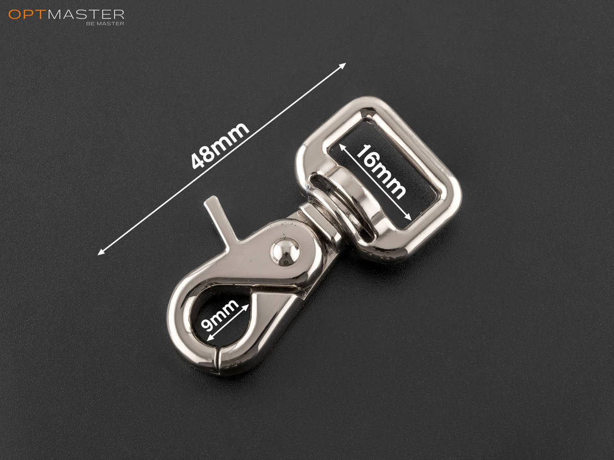 

Карабин 16мм (50-А388) цв. никель