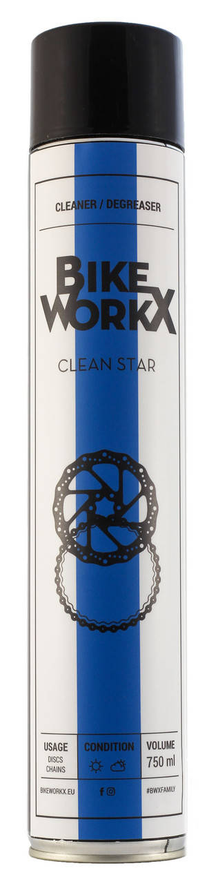 

Очиститель BikeWorkX Clean Star спрей 750 мл