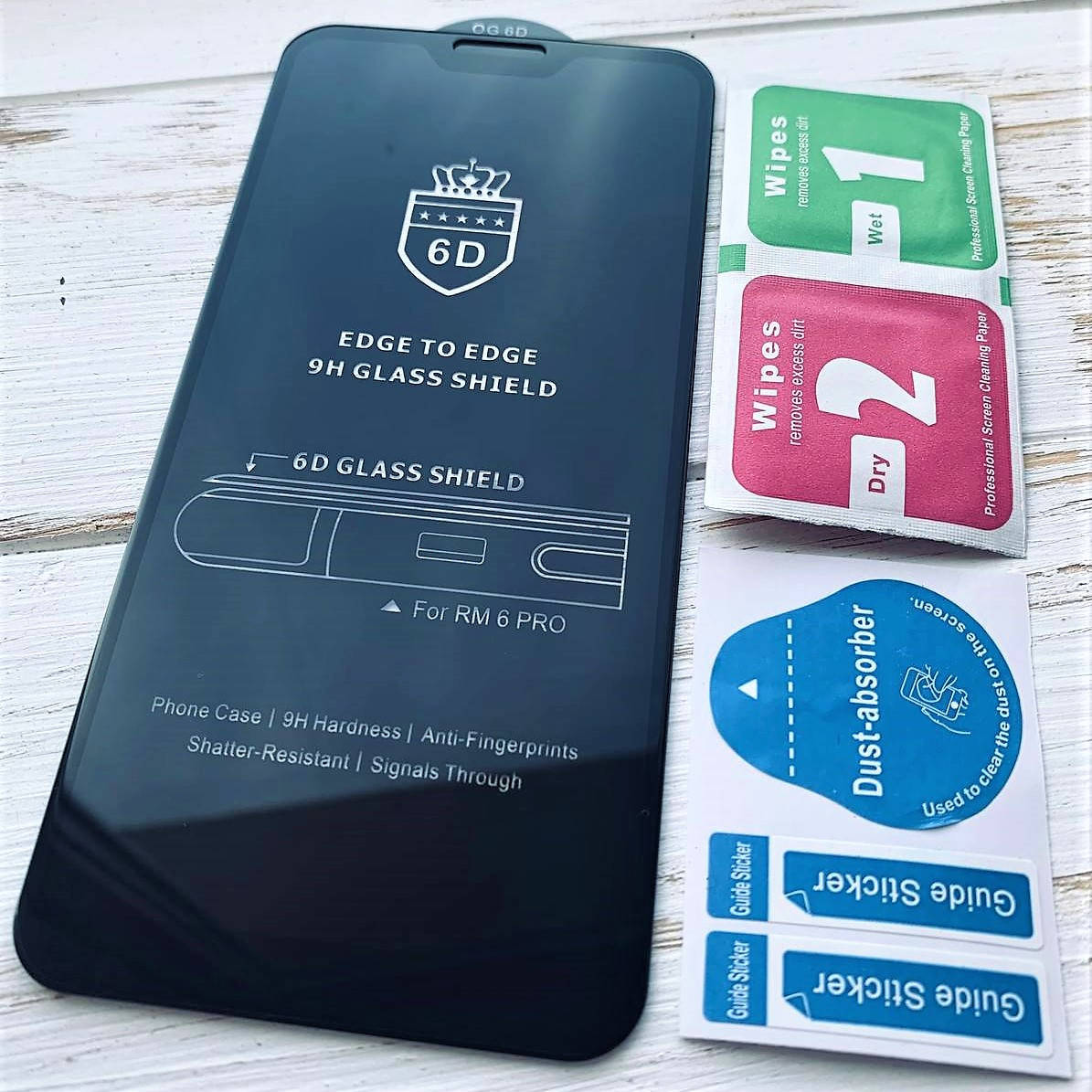 

Защитное стекло для Xiaomi Mi A2 Lite 6D чёрное, Прозрачный