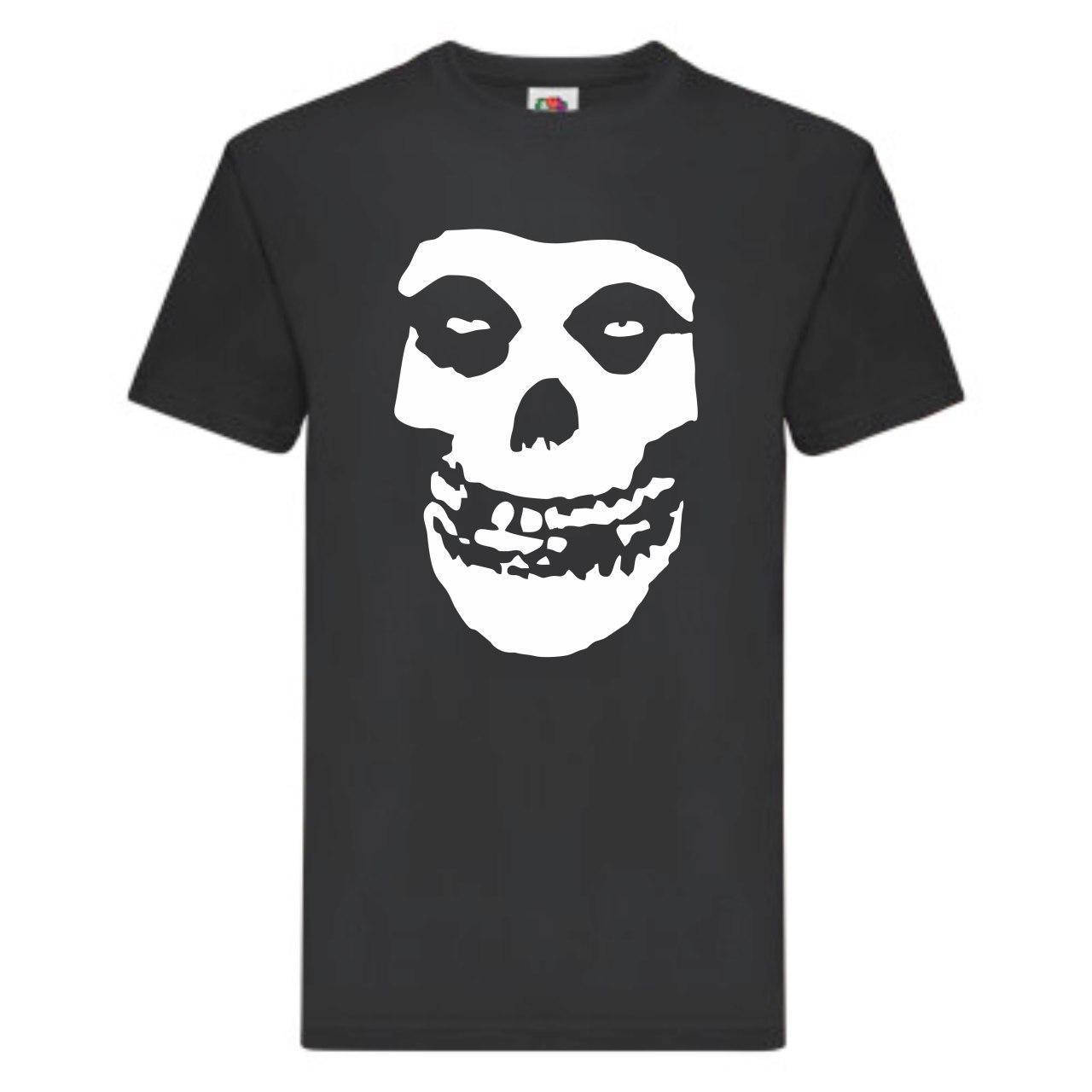 

Мужская футболка с принтом BestU The Misfits Big Skull S, Белый Push IT