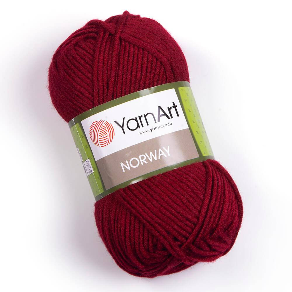 

Пряжа YarnArt Norway (Ярнарт Норвей) акриловая, бордовый №43