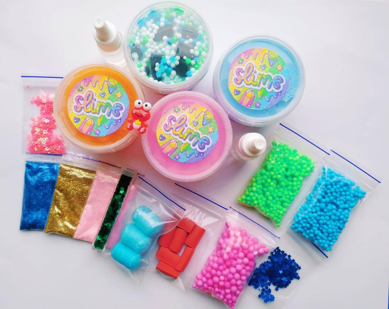 

Слайм бокс, набор слаймов, всё для слаймов 400мл