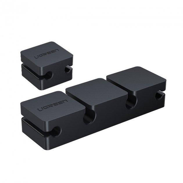 

Органайзер для кабеля Ugreen Cable Holder Clips Black (LP208), Черный