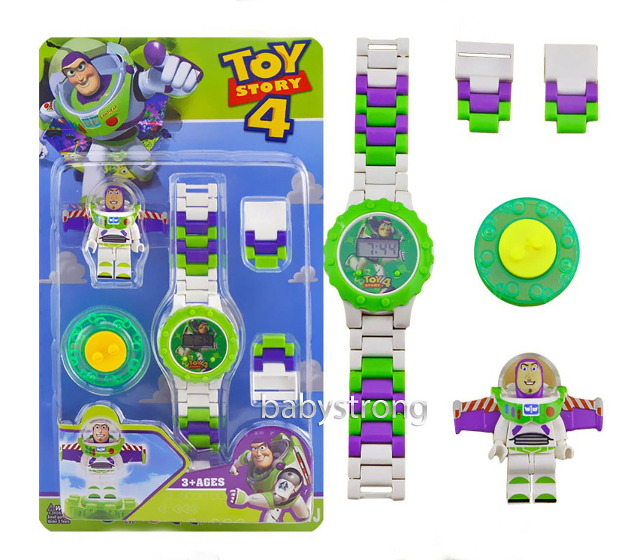 

Детские наручные часы конструктор Той Стори Toy Story Базз Лайтер + фигурка лего любимого героя