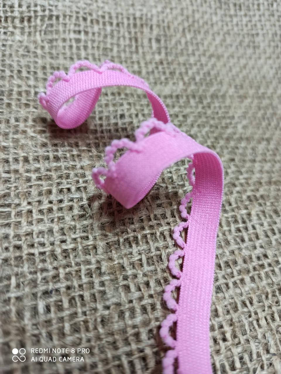 

Резинка отделочная для пошива нижнего белья, резинка ажурная 10 мм, белая, Белый