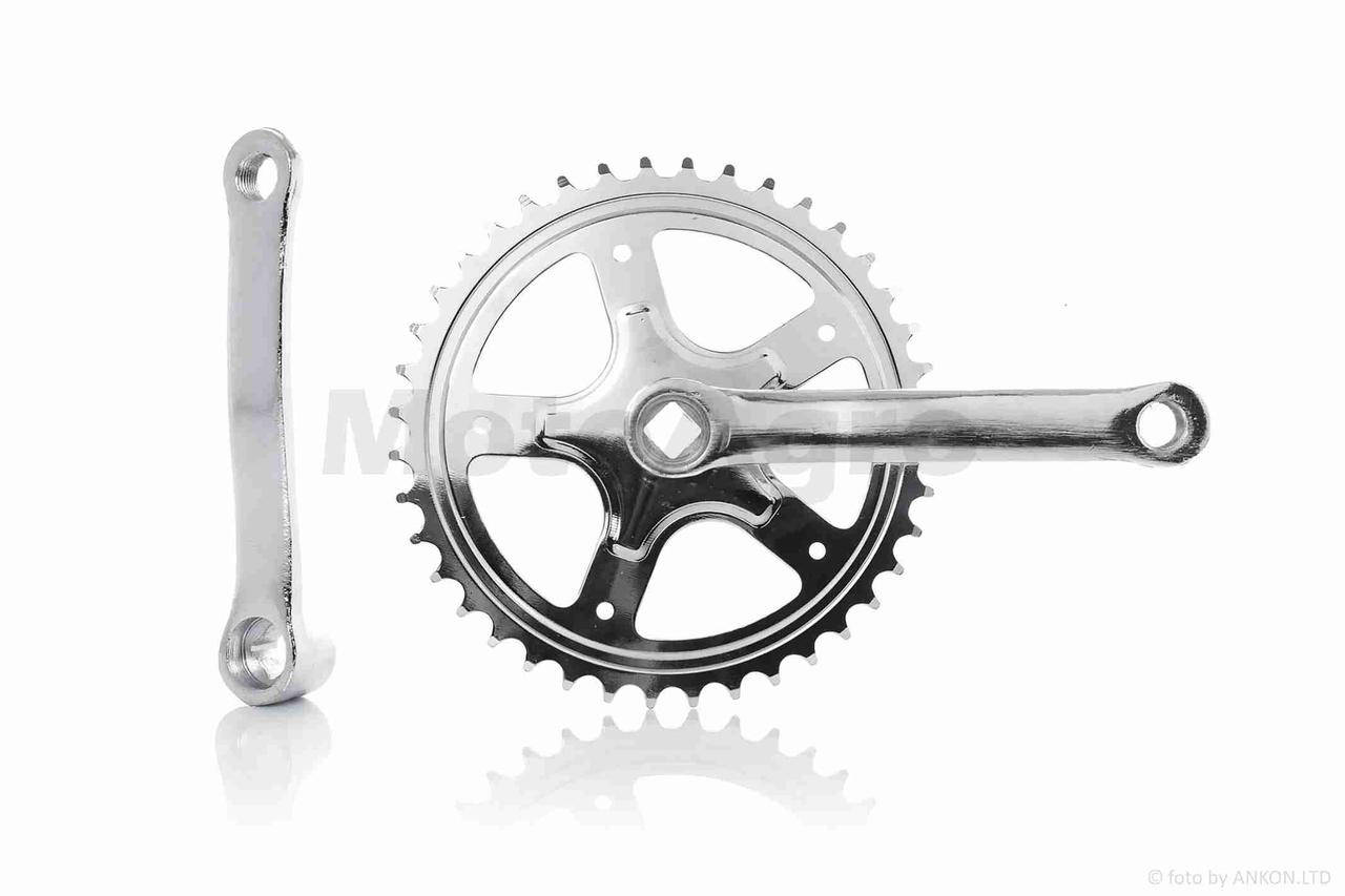 

Звезда передняя под квадрат Украина (40T, хром, +шатун)