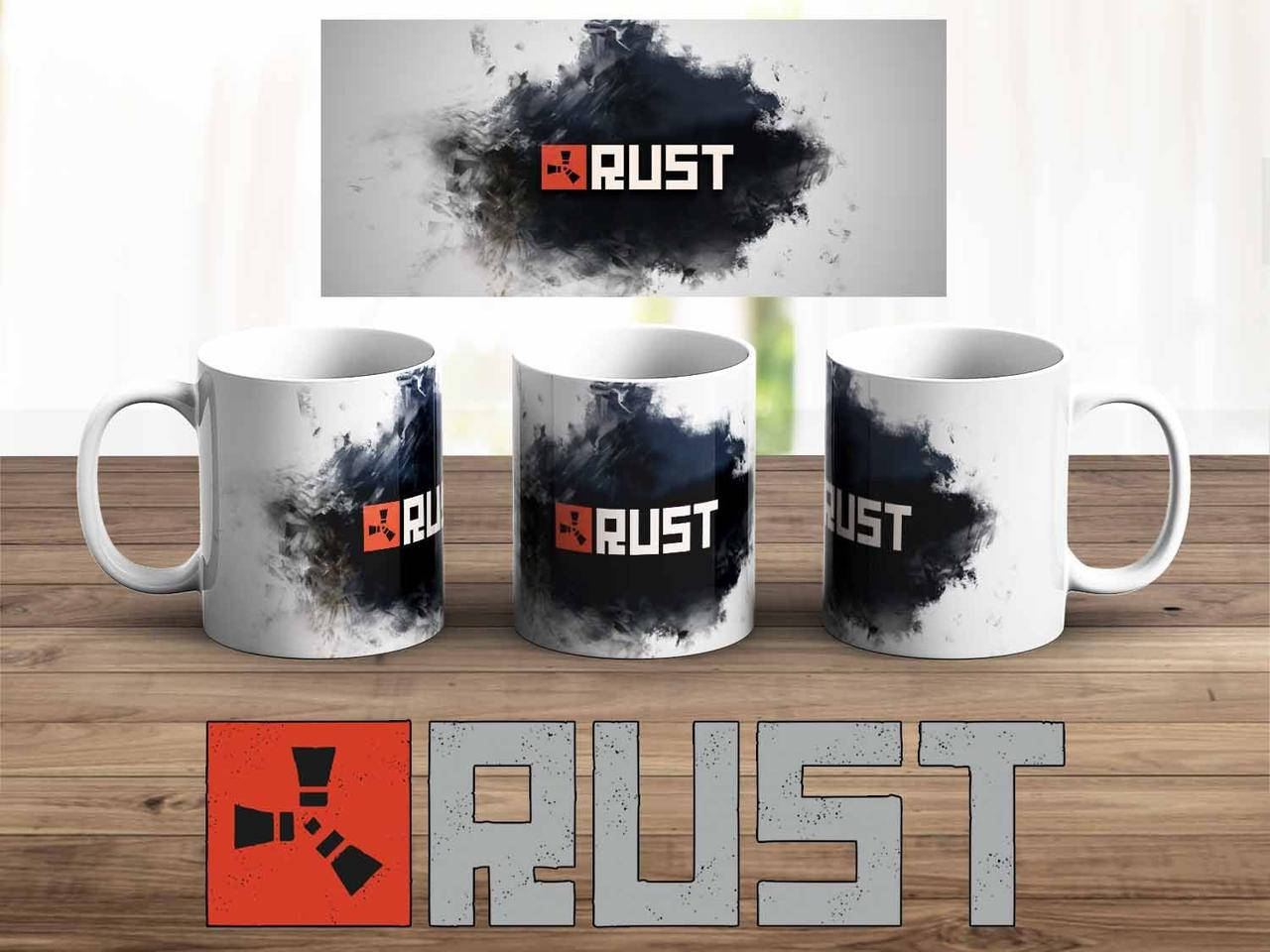 

Чашка Rust "Чёрный дым" Раст, Черный