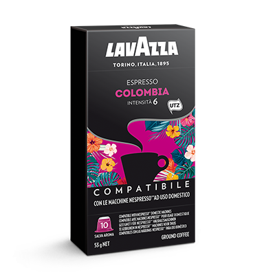 

Nespresso Lavazza Colombia (Intens=6; в упаковке 10 капсул)