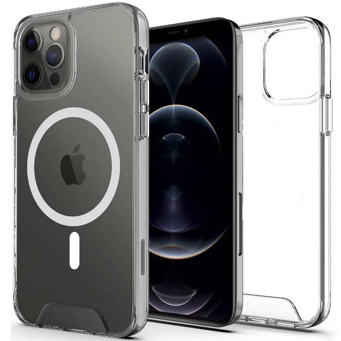 

IPhone 11 pro max прозрачный чехол магнит MagSafe