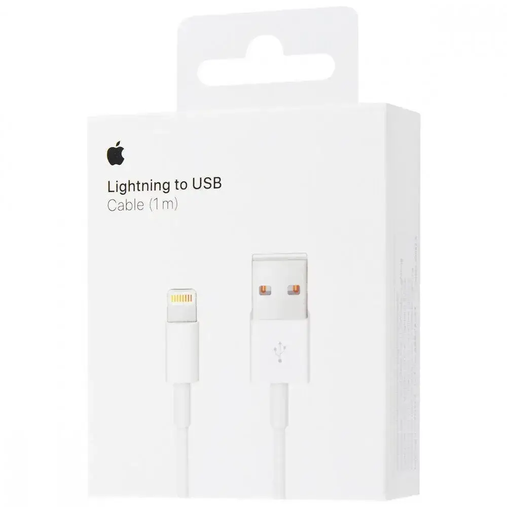 

USB кабель Apple Lightning Original для iPhone/iPad/iPod 1m, Белый