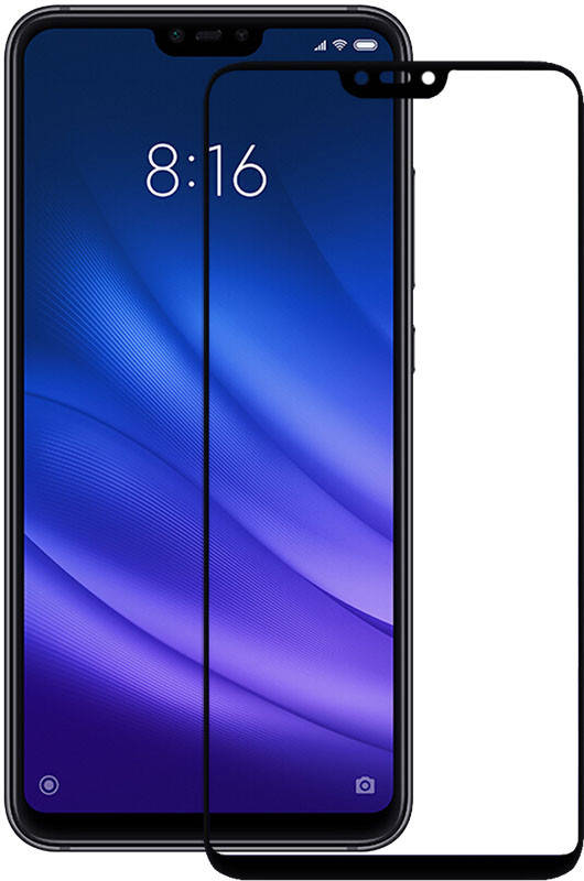 

Защитное стекло Mocolo 2.5D Full Cover Tempered Glass Xiaomi Mi 8 Lite Black, Черный