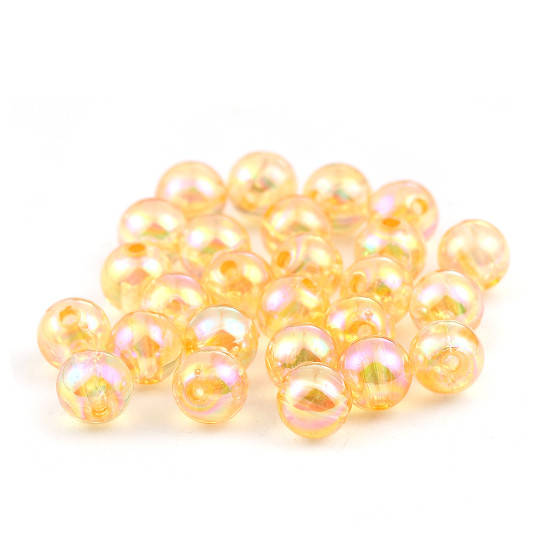 

Бусина Finding Cфера с радужным переливом Оранжевый 8 мм диаметр