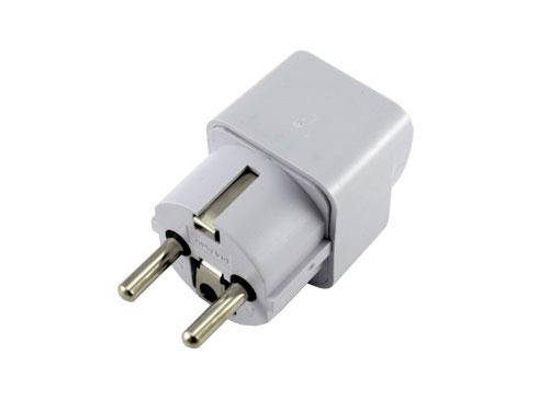 

Переходник с US UK AU на EU вилку, универсальный адаптер розетки, Белый