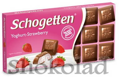 

Молочный шоколад Йогурт-клубника - Schogetten