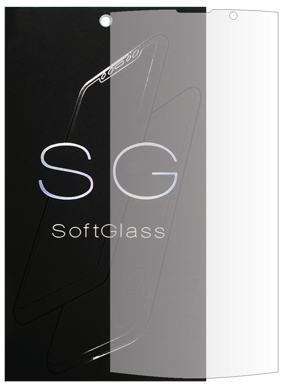 

Пленка Oukitel K7 Pro на Экран полиуретановая SoftGlass, Прозрачный