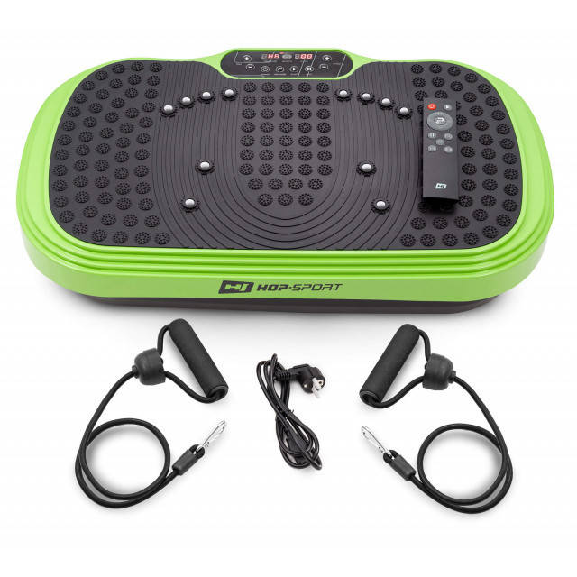 

Вибрационная платформа для похудения электрическая Hop-Sport HS-040VS Cube Lime, вибротренажер для фитнеса