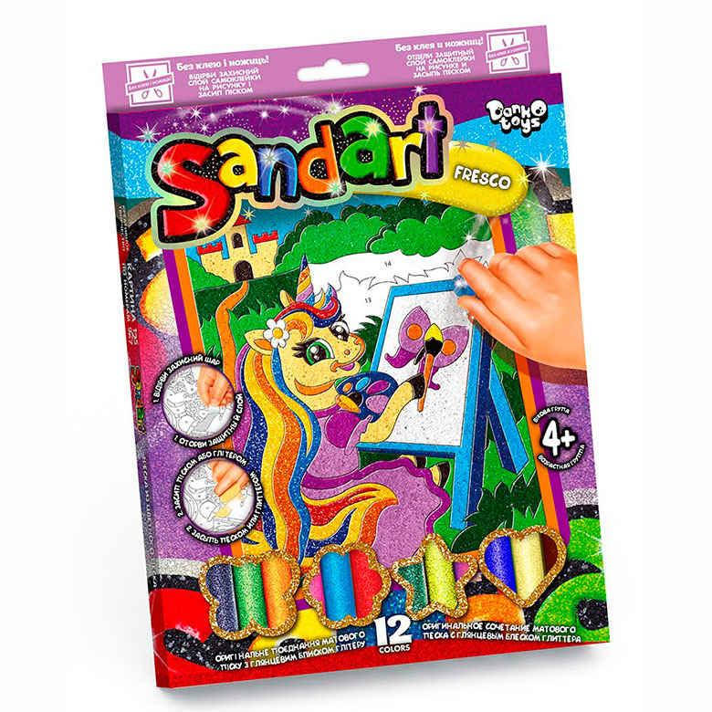 

Набор для творчества DankoToys DT SA-02-02 Фреска Sand Art из песка