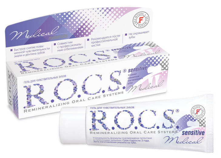

Гель для чувствительных зубов R.O.C.S. Medical Sensitive