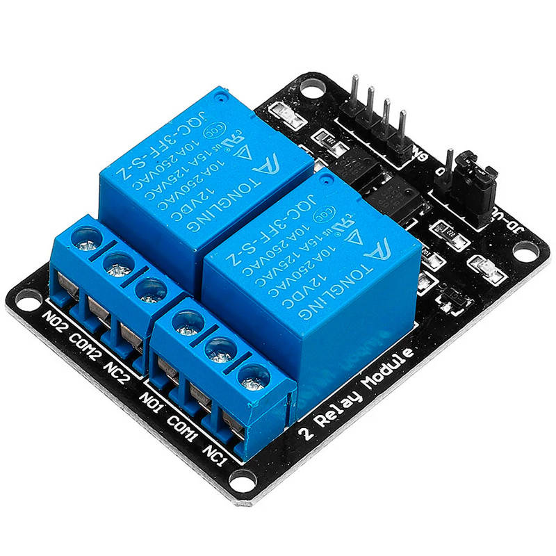 

Модуль 2 реле 12V с опторазвязкой для ARDUINO