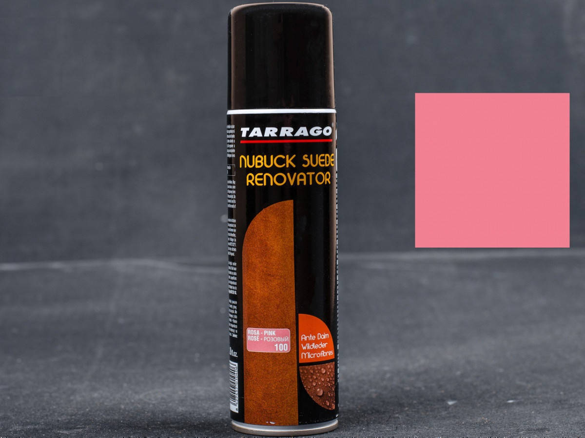 

Спрей-краска для замши и нубука Tarrago Nubuck Suede Renovator Розовый