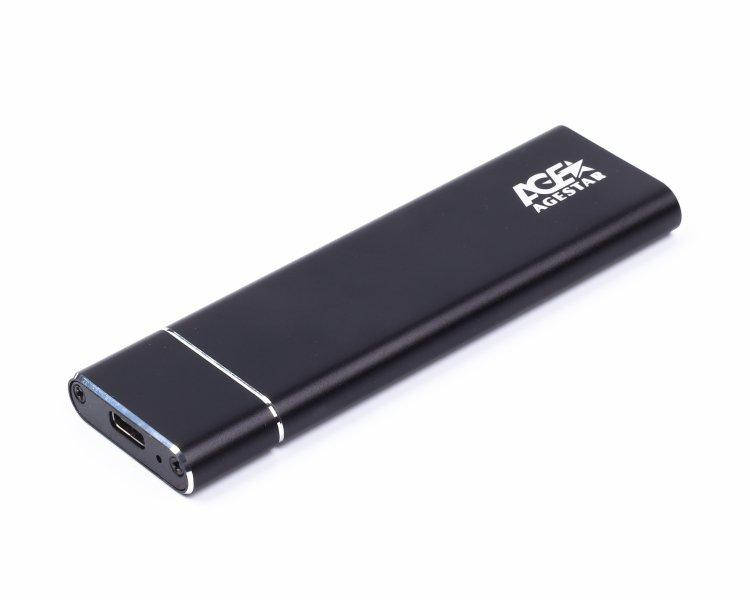 

Внешний карман для SSD M2 NGFF Agestar 3UBNF5 (Gray) металл