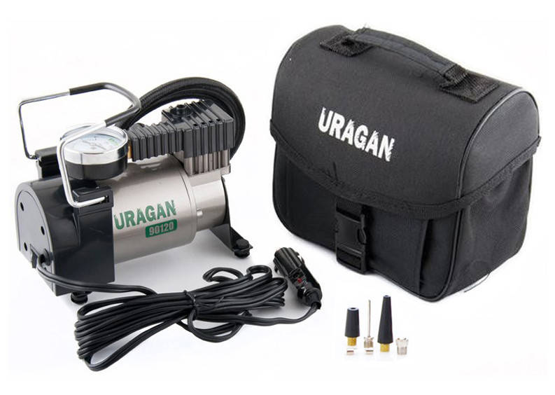 

Автомобильный компрессор Uragan 90120 (12v/37л/170Вт)