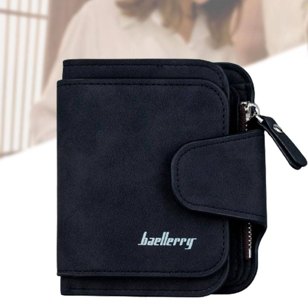 

Женский замшевый кошелек-портмоне Baellerry Forever Mini (12 х 11 х 2,5 см) Черный