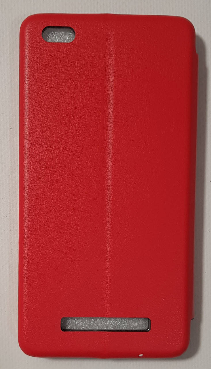 

Чехол-книжка Xiaomi Redmi 4A красный цвет \ чехол-книга redmi 4a магнитная есть отдел для карты