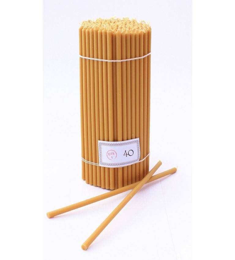 

Свечи церковные парафиновые №40 / 200 шт