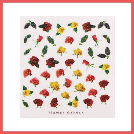 

3D слайдер для дизайна ногтей Design Nail Applique - Flower Garden - Passionate Love