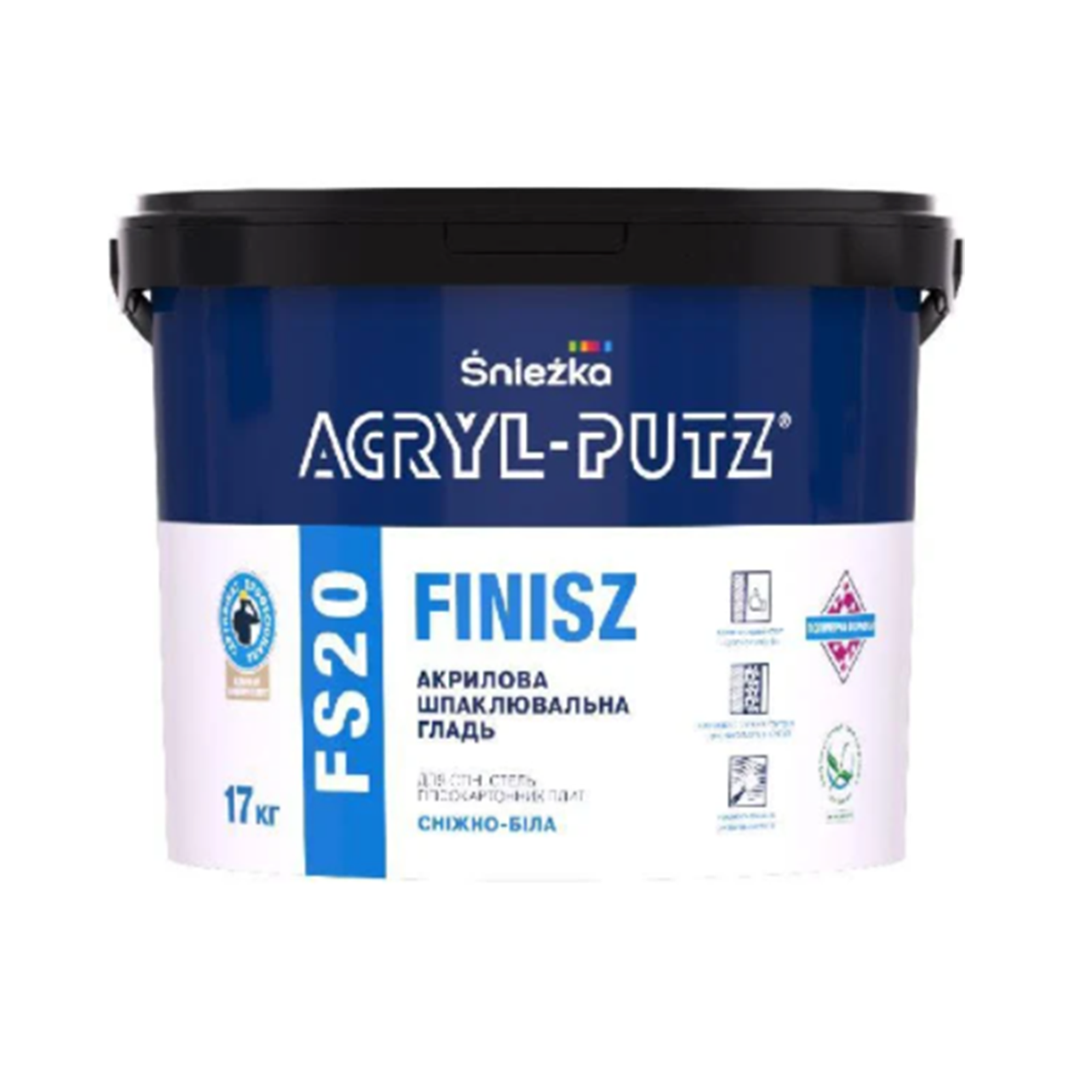 

Акриловая финишная шпаклевка Sniezka Acryl-Putz 17кг, Белый