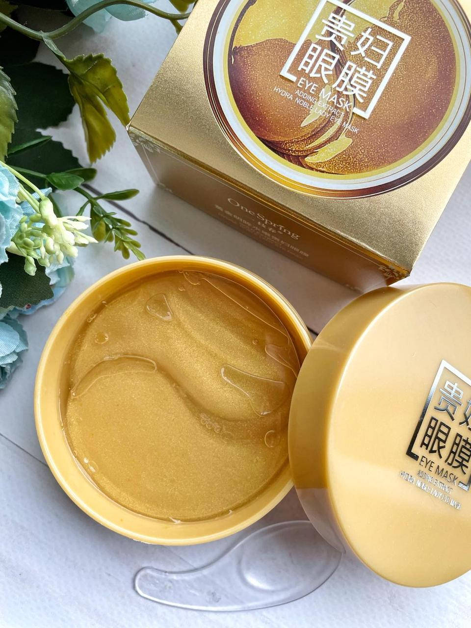 

Гидрогелевые патчи для глаз One Spring Gold Extract Hydra Noble Lady Eye Mask
