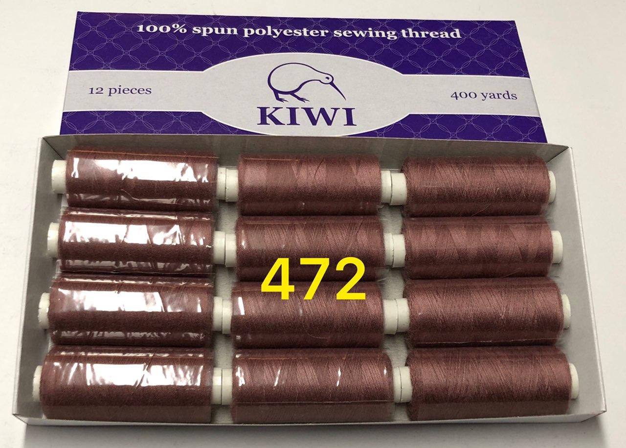 

Швейные нитки 40/2 472тон полиэстер Kiwi Киви 400ярдов