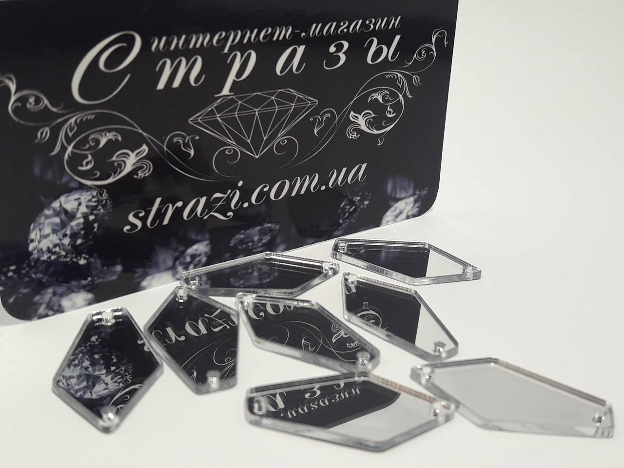 

Зеркала P22 15*28 Silver, Серебристый