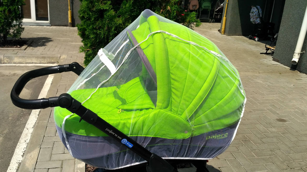 

Универсальная москитная сетка на любую коляску с замком