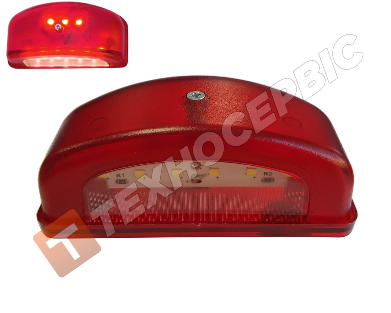 

Подсветка номера 9LED красный корпус (производство FR) Турция