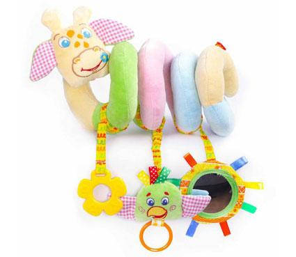 

Детская игрушка на кроватку - спираль "Зоо"