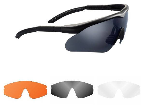 

Очки тактические Swiss Eye Raptor. Цвет - черный + нейлоновый чехол