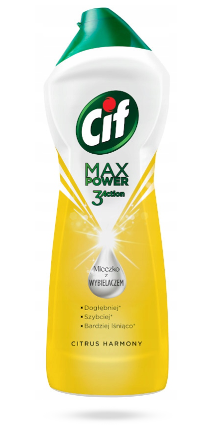 

Чистящий крем Cif Max Power Лимон 1001г (650мл)