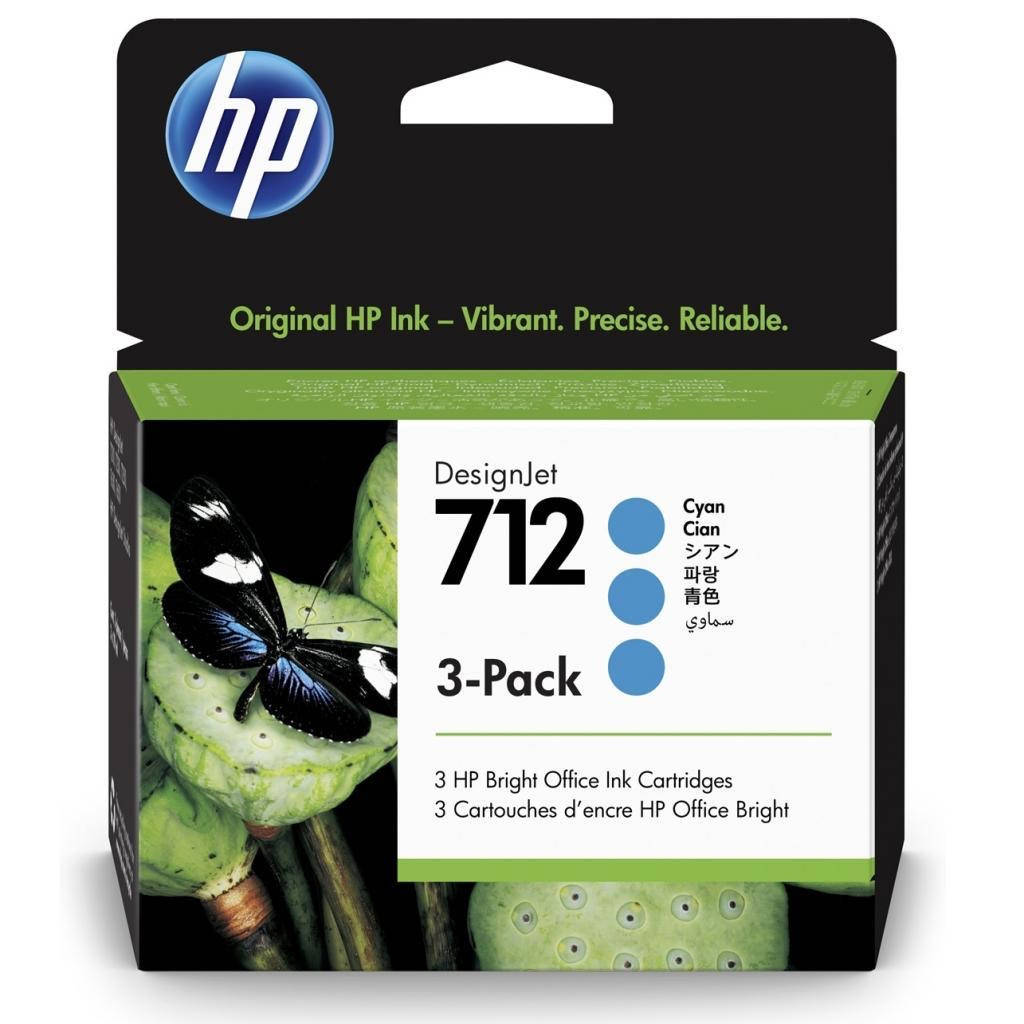 

Струменевий картридж HP 712 Cyan 3-Pack (3ED77A)