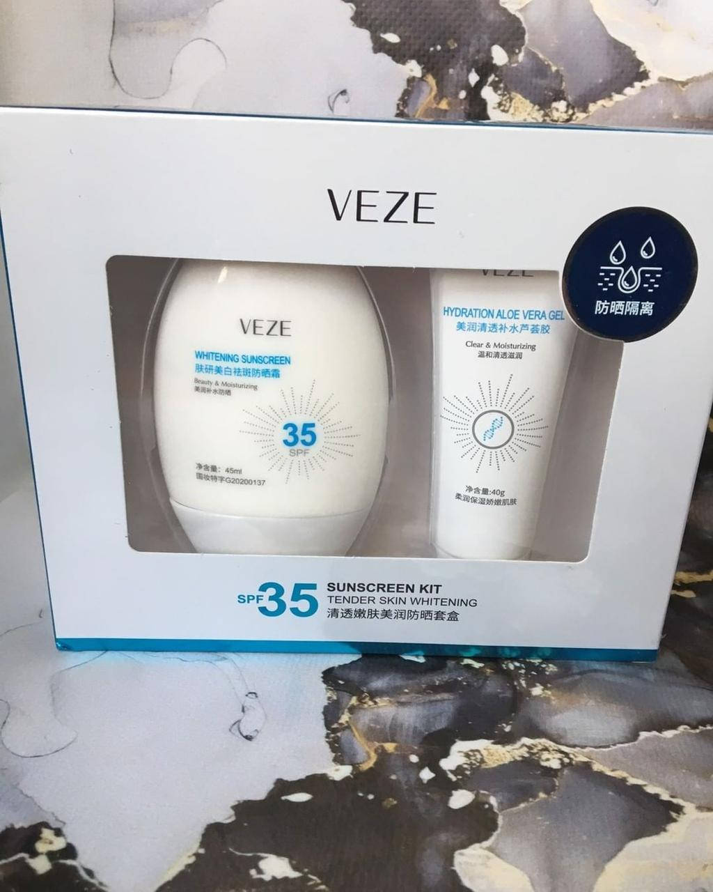 

Набор из отбеливающего солнцезащитного крема VENZEN 35 SPF