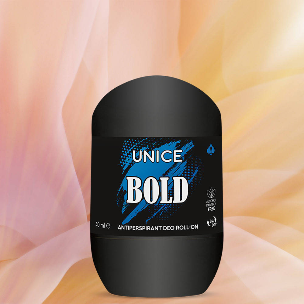 

Чоловічий роликовий дезодорант-антиперспірант Unice Bold, 40 мл