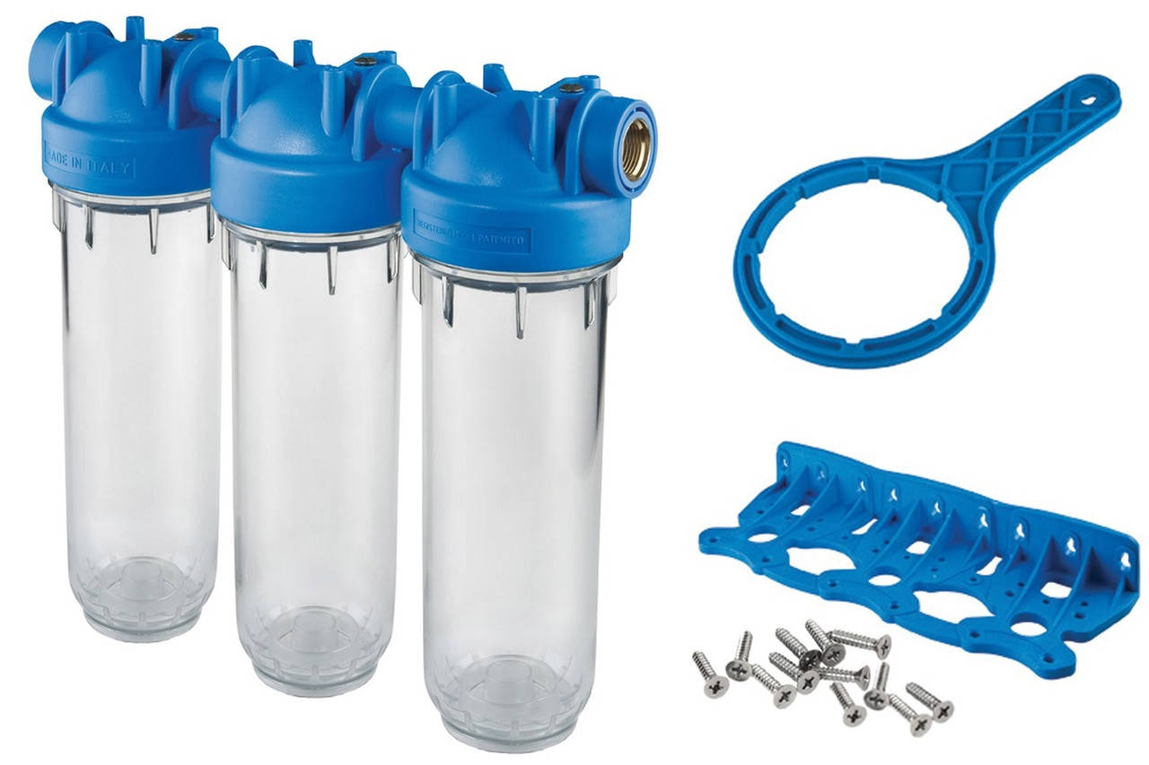 

Фильтр-колба Atlas Filtri DP 10" TRIO 3/4" OT TS KIT