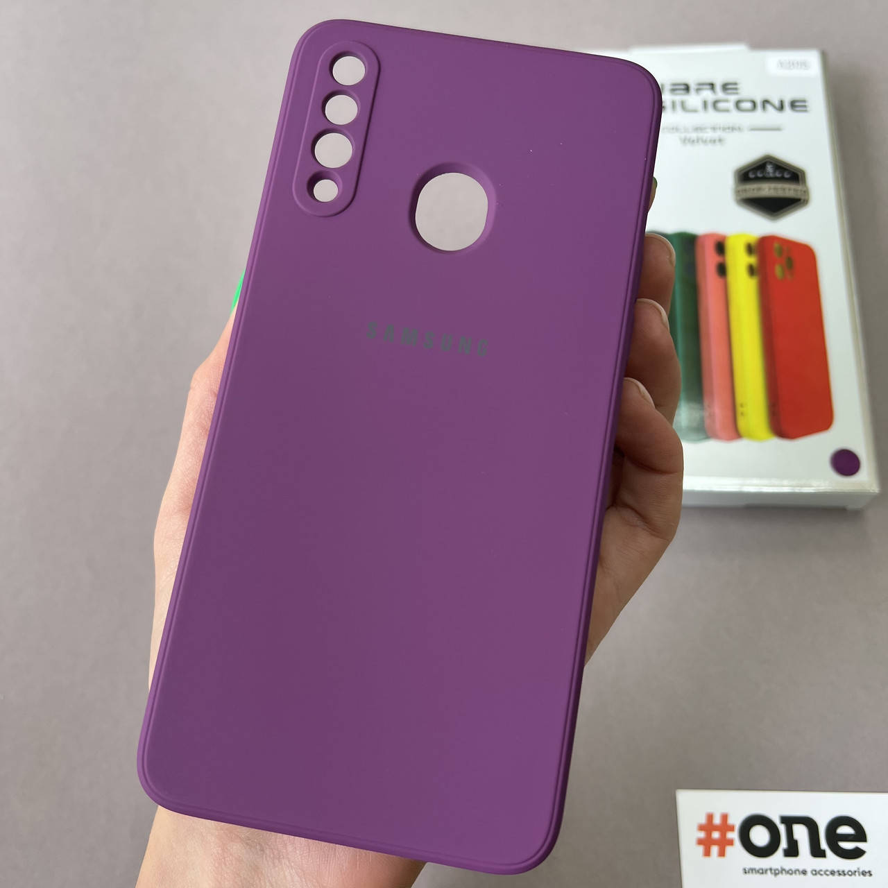 

Чехол для Samsung Galaxy A20s с микрофиброй защитой для камеры чехол на телефон самсунг а20с фиолетовый S1Q