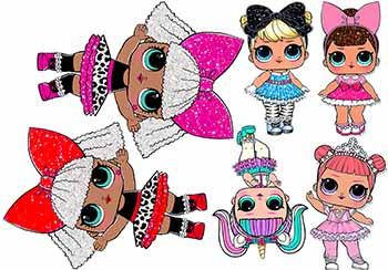 

Вафельная картинка ЛОЛ А4